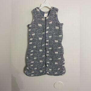 Gunapod wearable blanket Size 9-18 months Size Medium Gray Bears